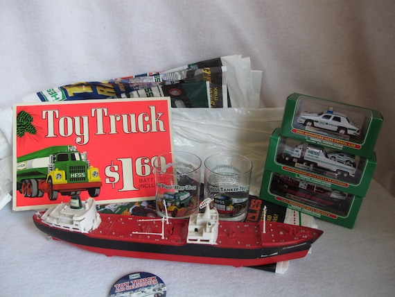 Hess truck boat sale