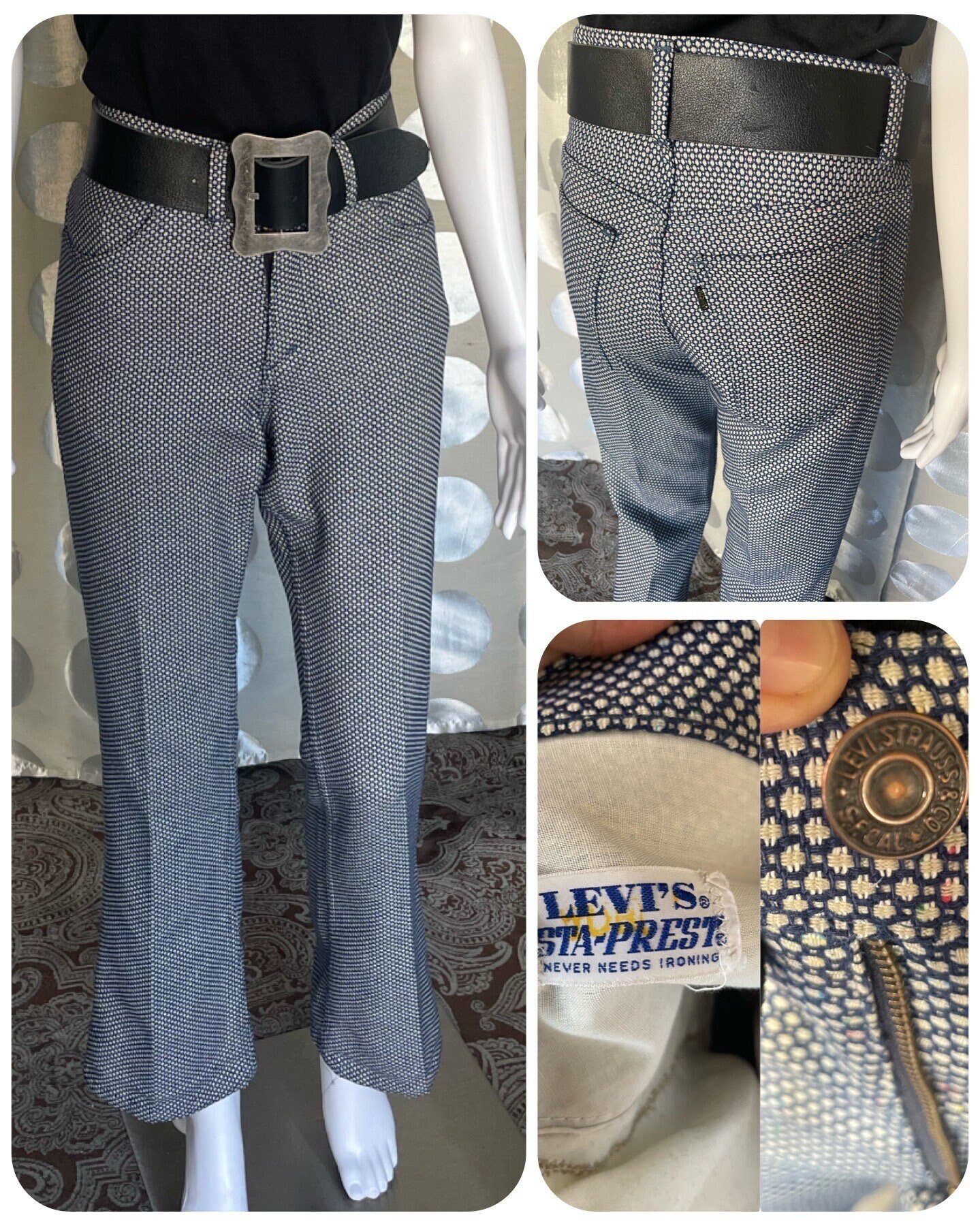 70s 60s LEVI’S スタプレ 名品 60s〜70s Levi's STA-PREST スタプレ グリーン Levi's 【公式通販】