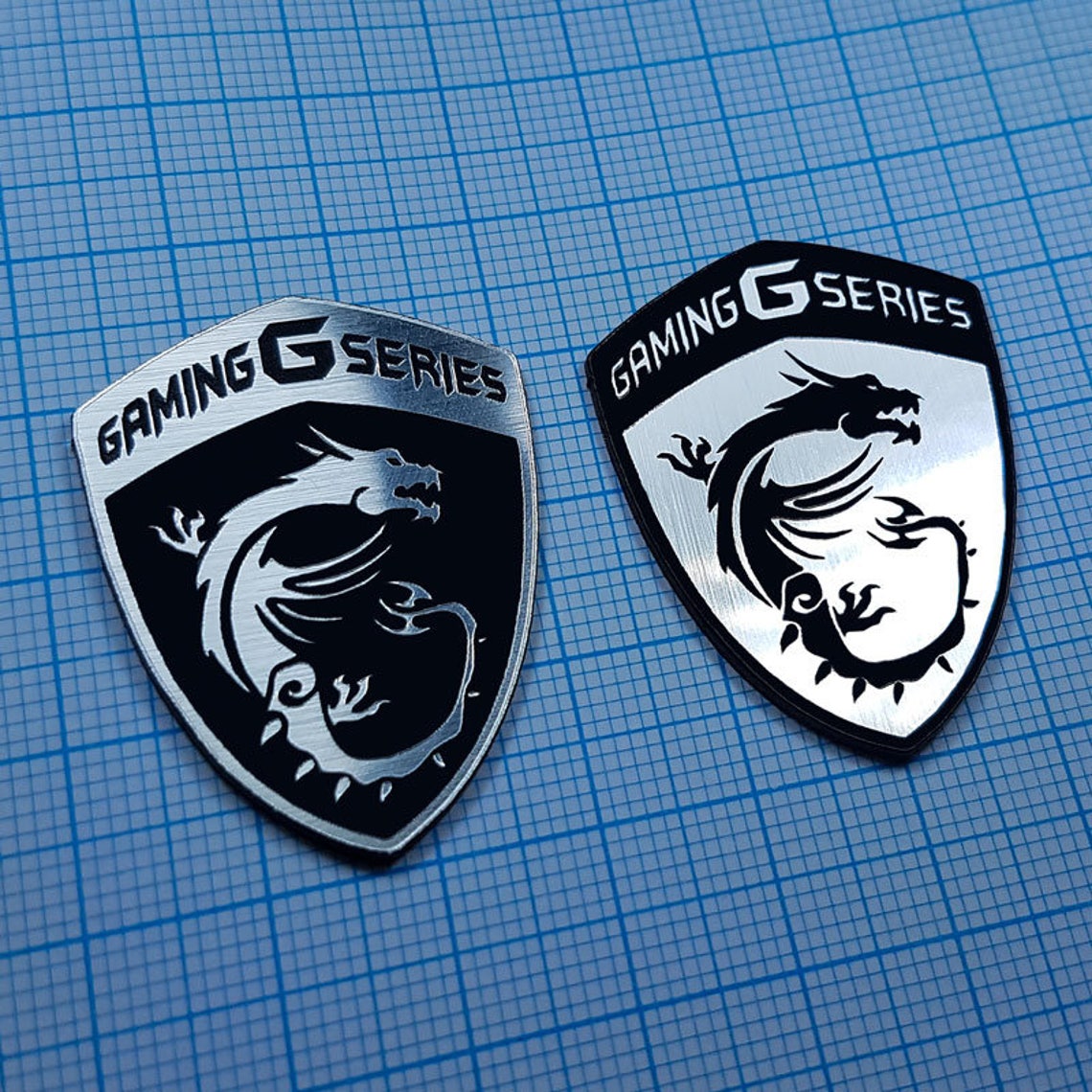MSI Gaming Series Sticker 35mm x 29mm Aluminium Metallic Etsy