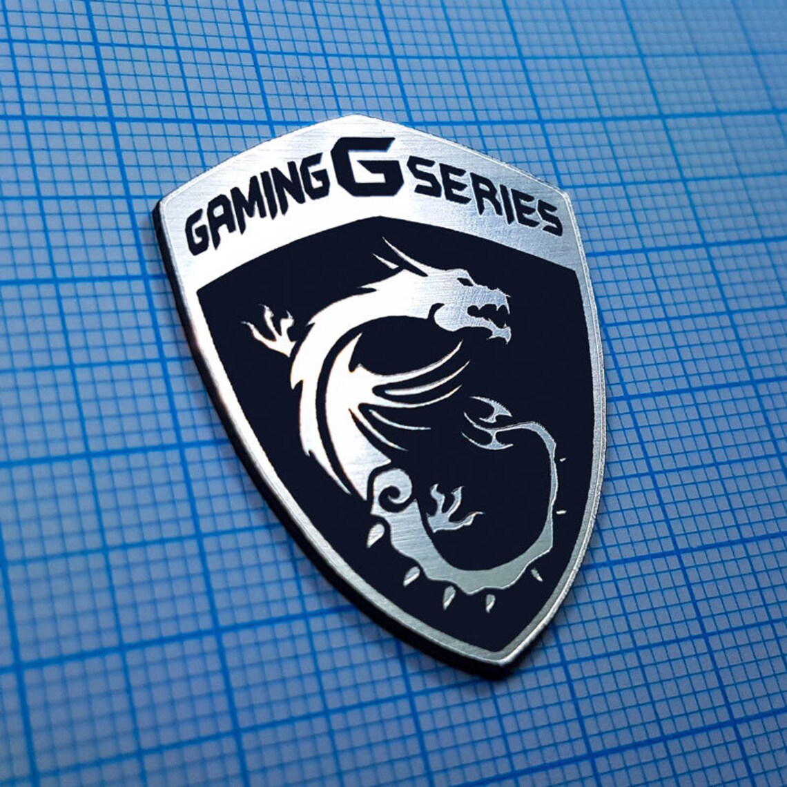 MSI Gaming Series Sticker 35mm x 29mm Aluminium Metallic Etsy