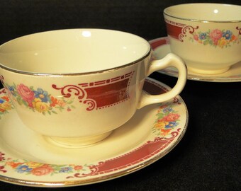 Homer Laughlin Brittany Majestic Berry Bowl 5 34 Dessert Fruit W538 Excellent
