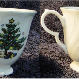 Nikko Happy Holidays Tea Cups Set of 2 Excellent