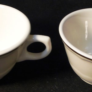 Syracuse China Gourmet Tea or Coffee Cups Vintage Restaurant Ware Set of 2 Excellent