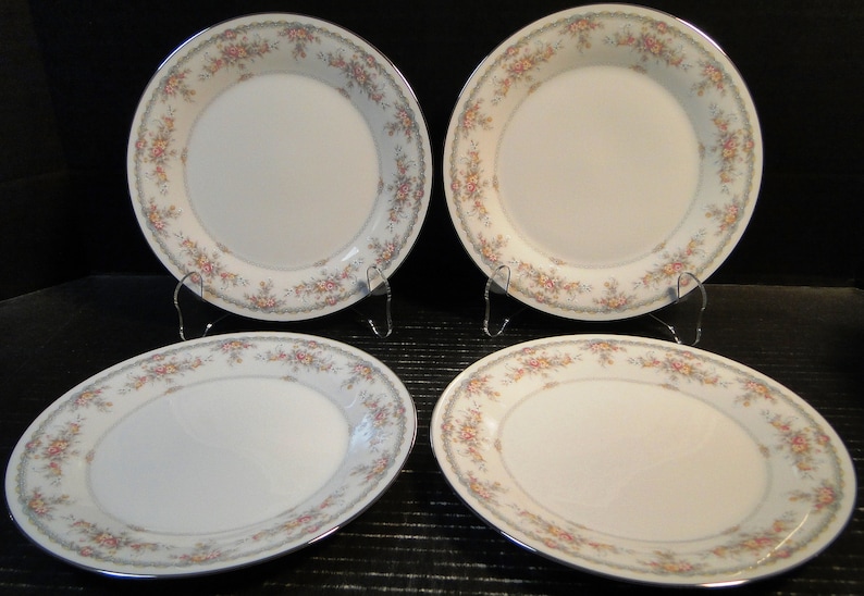 Noritake Veranda Salad Plates 3015 8 14 Set of 4 Excellent
