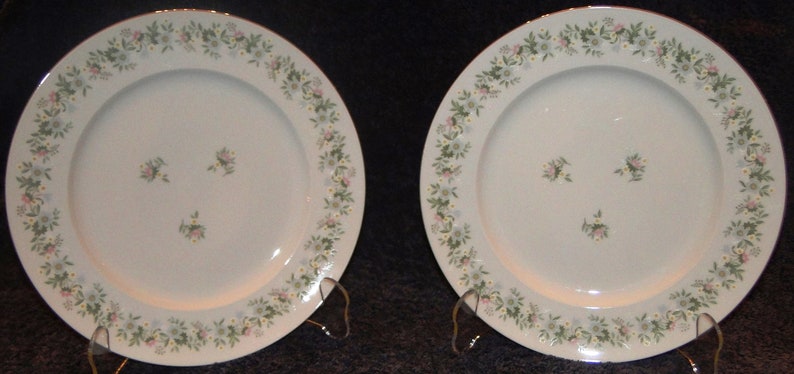 JOHANN HAVILAND BAVARIA GERMANY FOREVER SPRING SET OF 4 DINNER PLATES