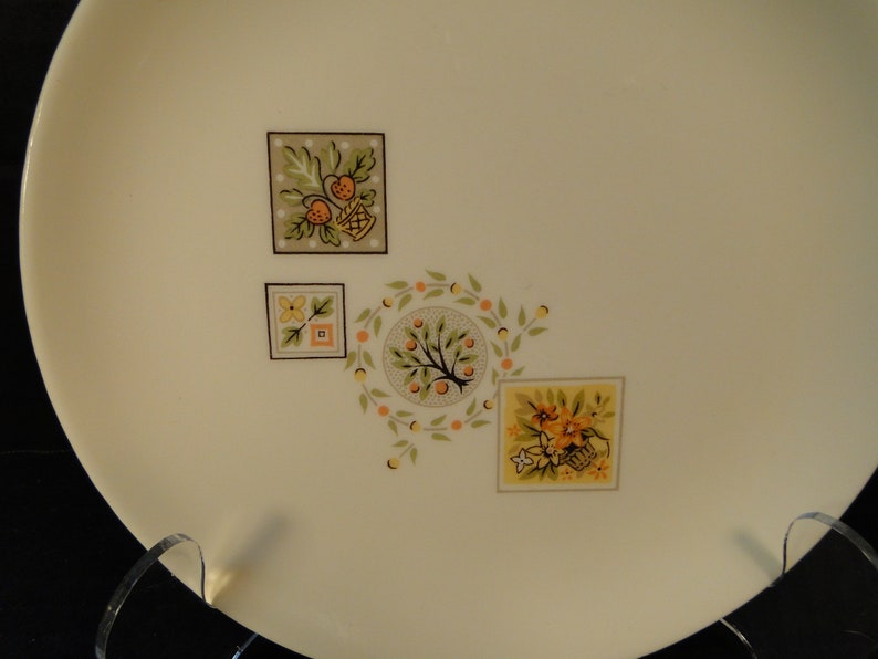 Taylor Smith Taylor Brocatelle Bread Plate 6 12 Ever Yours EXCELLENT