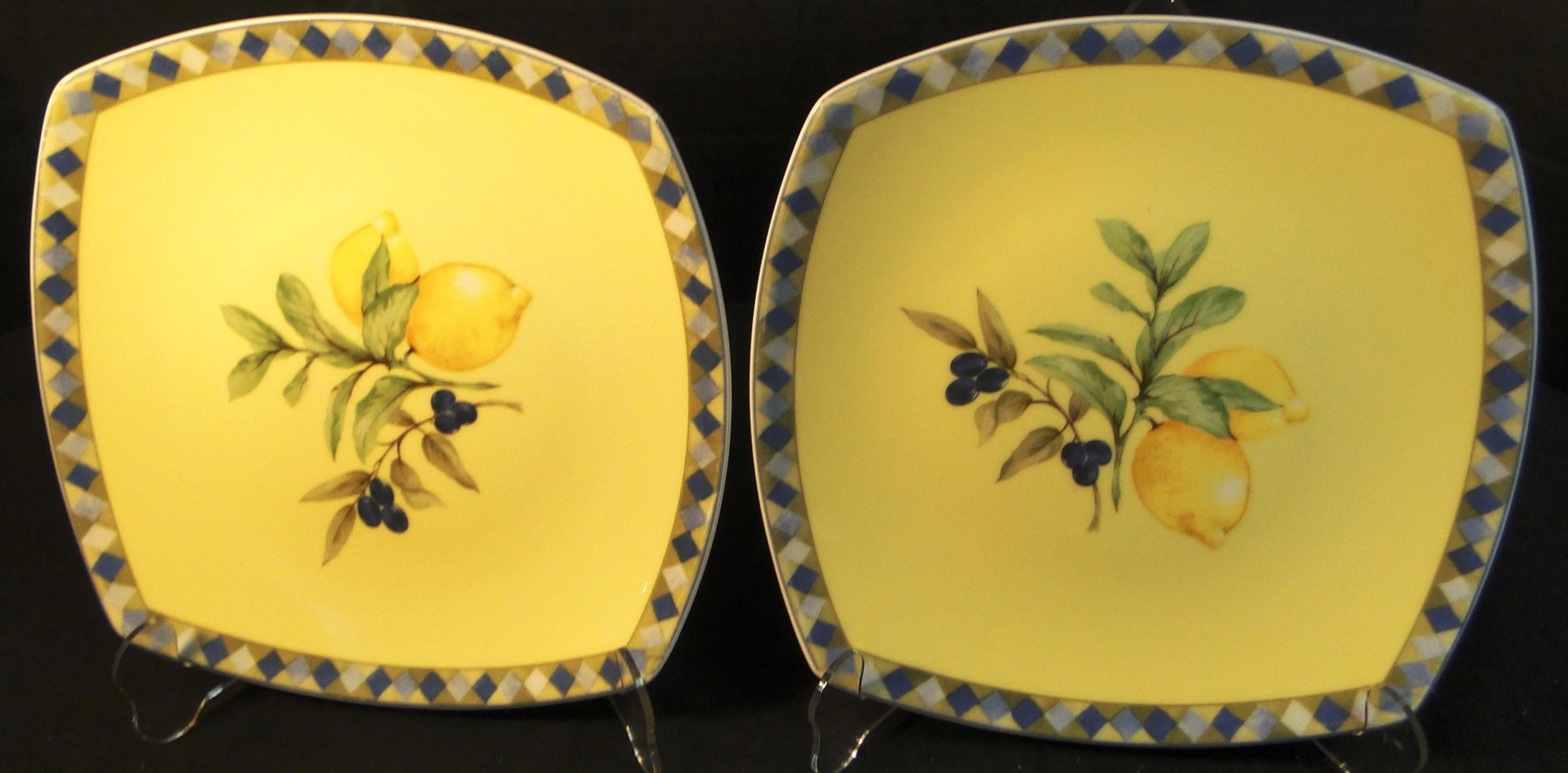 Vintage Royal Doulton Square Plates - Etsy