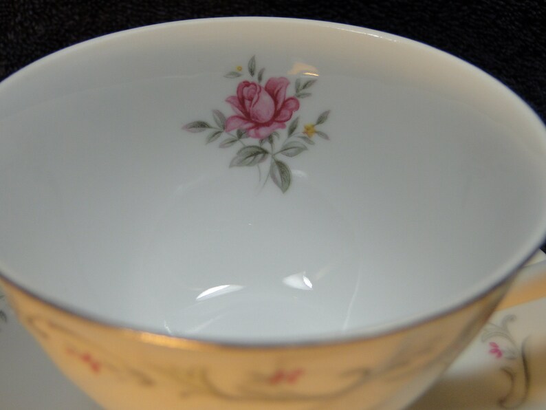 Fine China of Japan Royal Swirl Tea Cup Saucer Sets 4 Etsy