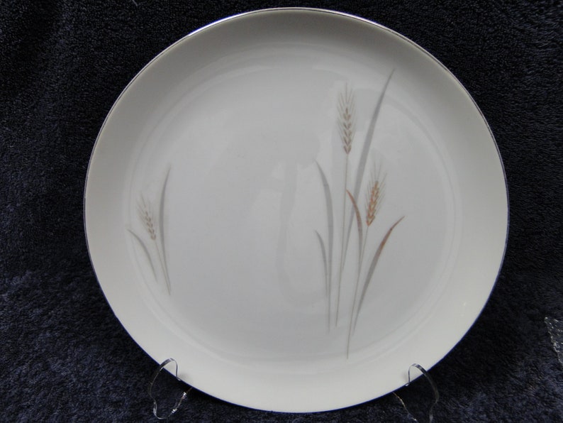 Fine China of Japan Platinum Wheat Bread Plates 6 3/8 Etsy