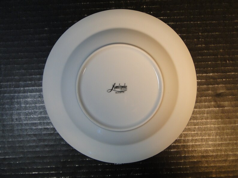 Lynnbrooke Fine China Silouette Soup Salad Bowls 8 38 Set of 4 EXCELLENT