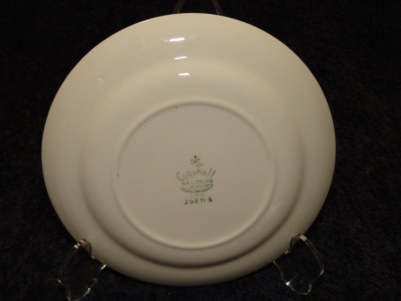 Homer Laughlin Eggshell Nautilus Nantucket Bread Plate 6 18 EXCELLENT!