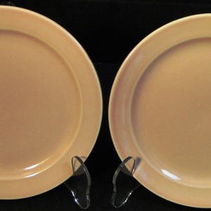 Taylor Smith Taylor Luray Pastels Pink Bread Plates 6 1/4&quot; Set of 2 Excellent