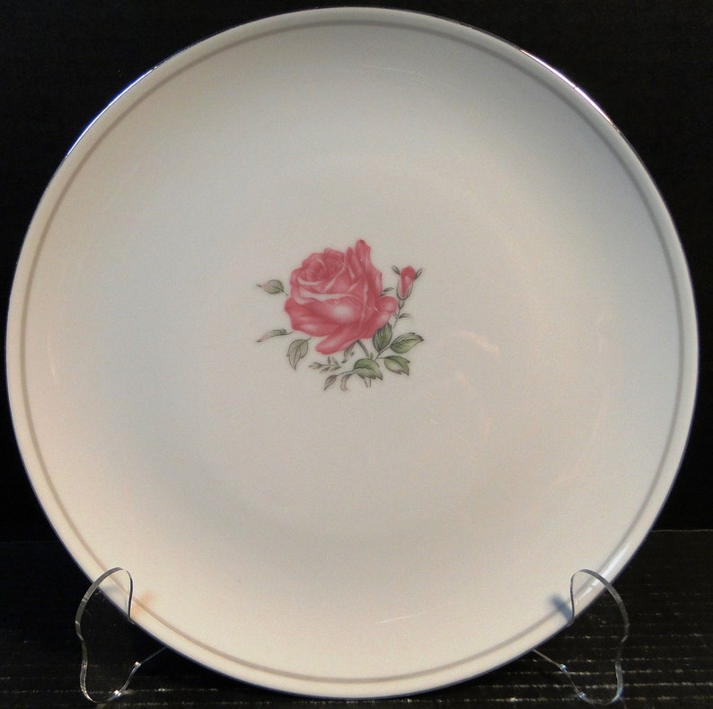 Fine China of Japan Imperial Rose Dinner Plate 10 1/4 Etsy