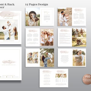 Portrait Photography Magazine Template for Photographers, Photography Portrait Guide, Lifestye Photography Magazine - INSTANT DOWNLOAD MG006