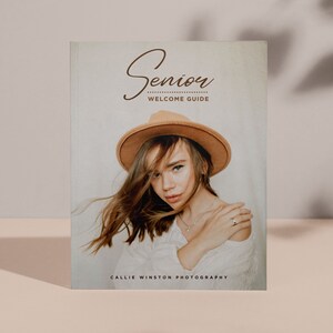 Senior Welcome Guide, Senior Photography Client Guide, What to wear, Senior Pricing Guide , Editable CANVA Magazine template, Senior Style image 6