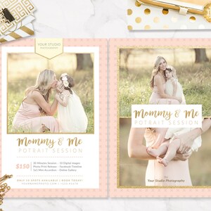 Mother&#39;s Day Mini Session, Mom and Me Mini Session Template, Maternity Mini Session, Mini Session Template - INSTANT DOWNLOAD - MS010