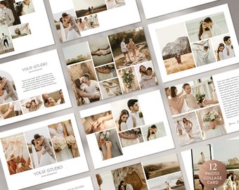 Photo Collage Template: Story Board for Canva & Photoshop (Instant Download)
