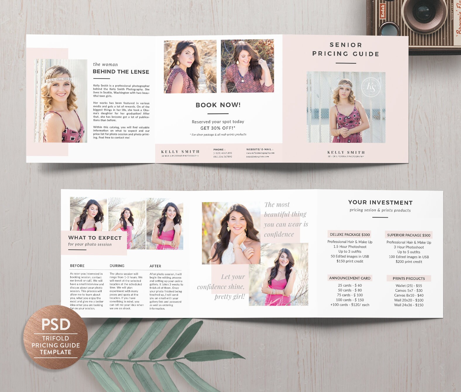 Pricing Guide Template Photography Pricing Design Price List | Etsy