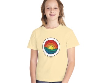 Mitzvah Kids Rainbow Jeugd middengewicht Tee-Pastels