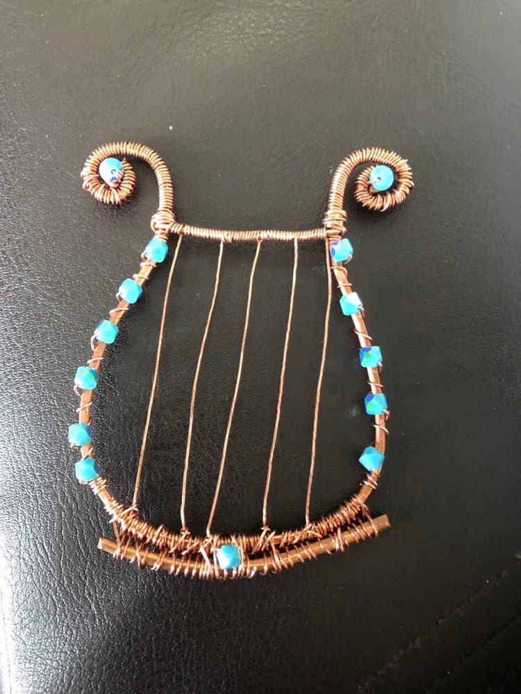 Lyre ornament lyre ornaments musical ornament musical Etsy