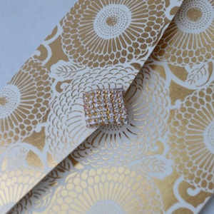 Wedding Invitation Gold China Collection