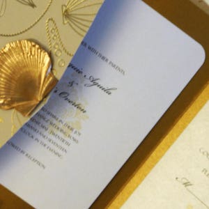 Durch das Meer Hochzeit Einladung