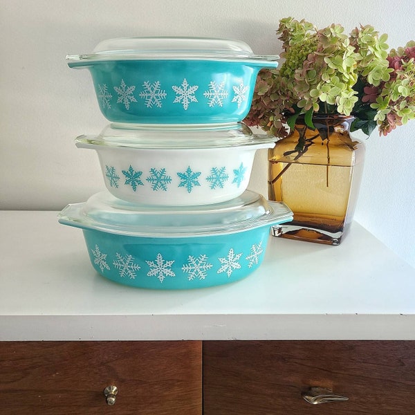Pyrex Snowflake Collection Pyrex Snowflake - Etsy