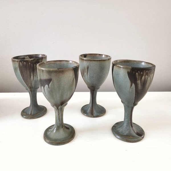Pottery Goblets Etsy