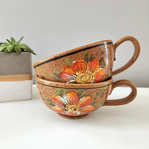 Handpainted Mug Etsy