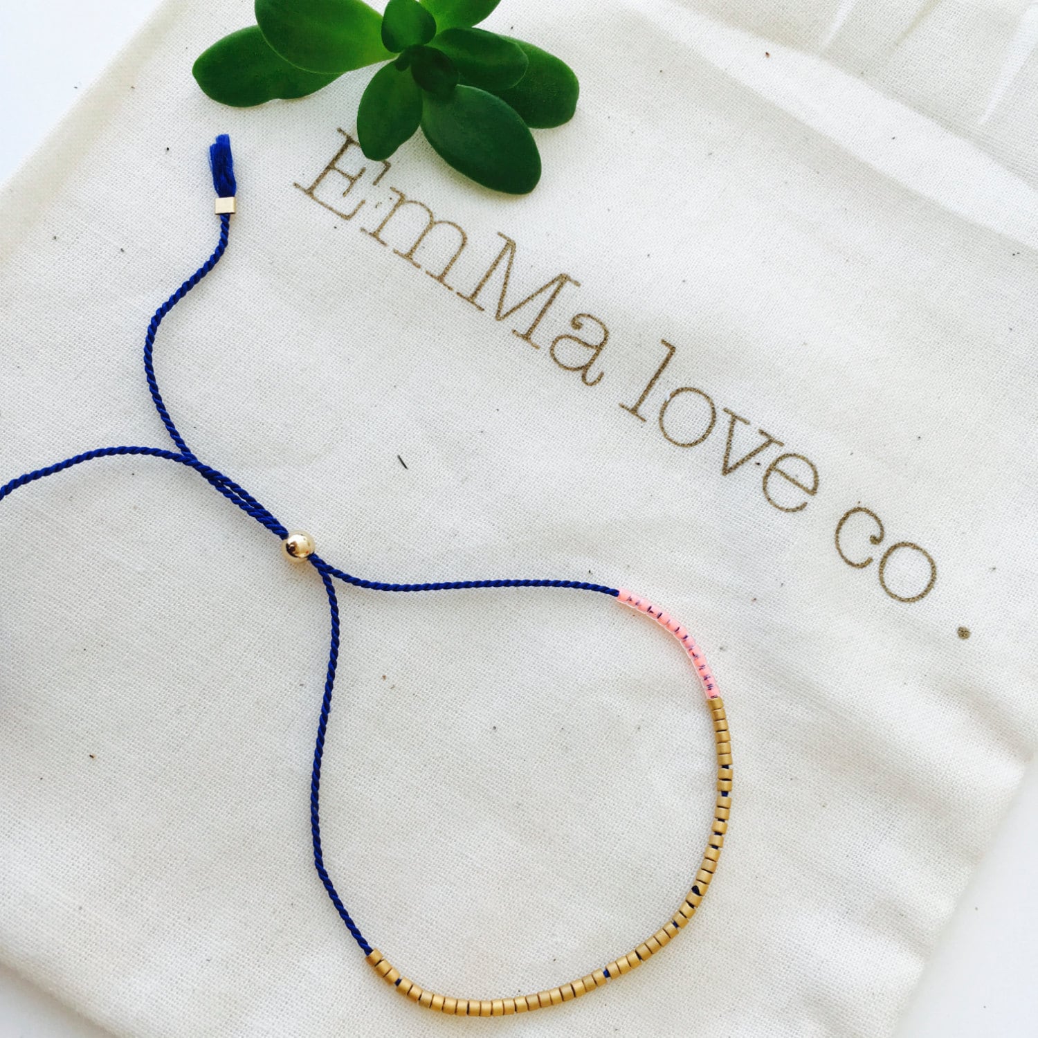 Blue String Bracelet