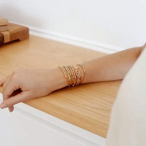 S I S T E R Morse Code Bracelet | Sister Bracelet | MORSE CODE Jewelry | Stackable bracelets | Gift | Everyday jewelry | sister morse code