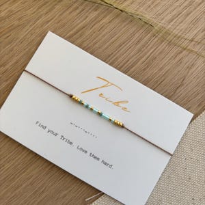 Morse Code Bracelet: Japanese Seed Bead Friendship Jewelry