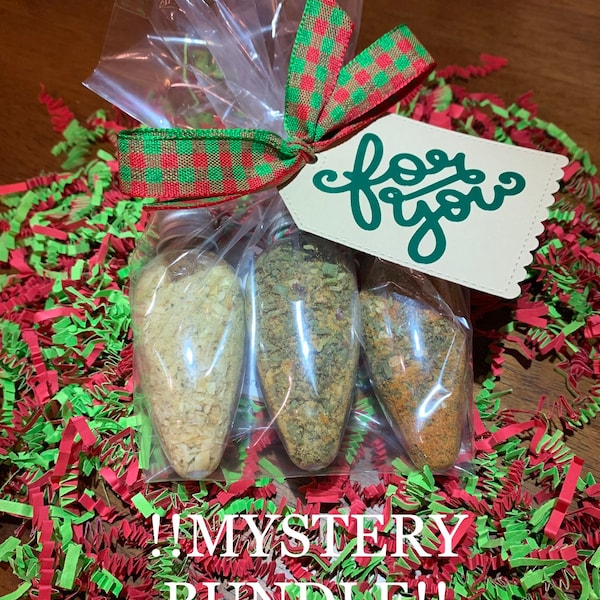 Mystery bundle 3 pack! Dip Mix Ornaments; Dip mix gift set; Gift Basket;