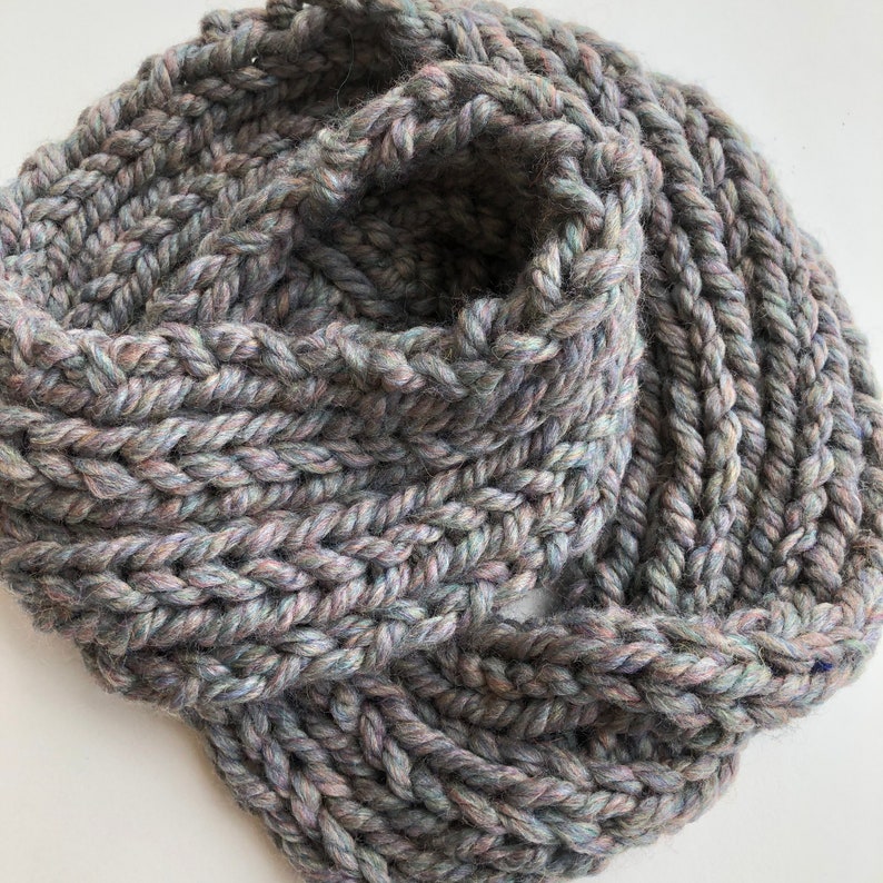 Super Chunky Cowl - Knit Kit - Etsy