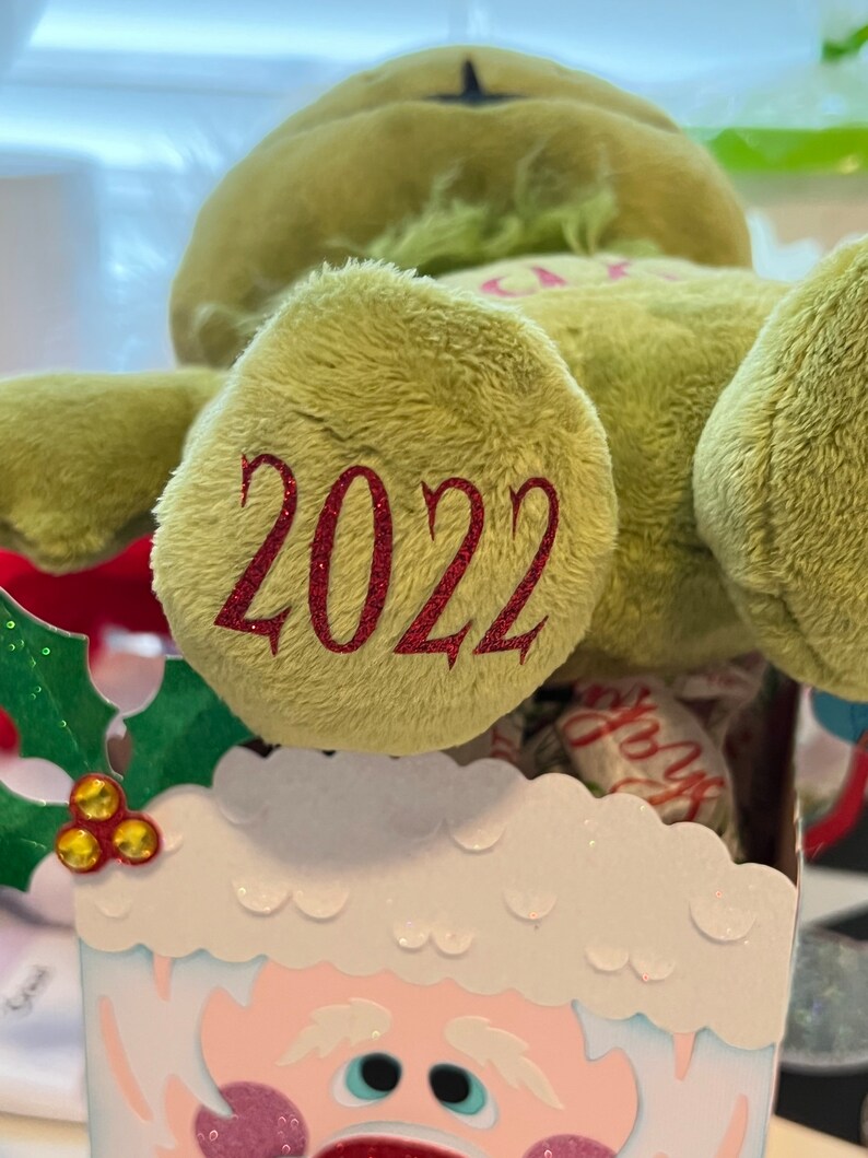 Green Plush Personalized Christmas Gifts Green Plush With Etsy
