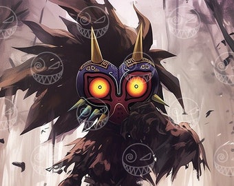 【非売品】ゼルダの伝説 ムジュラの仮面 3D B2 八つ折り ポスター 非売品】ゼルダの伝説 ムジュラの仮面 3D B2 八つ折り ポスター