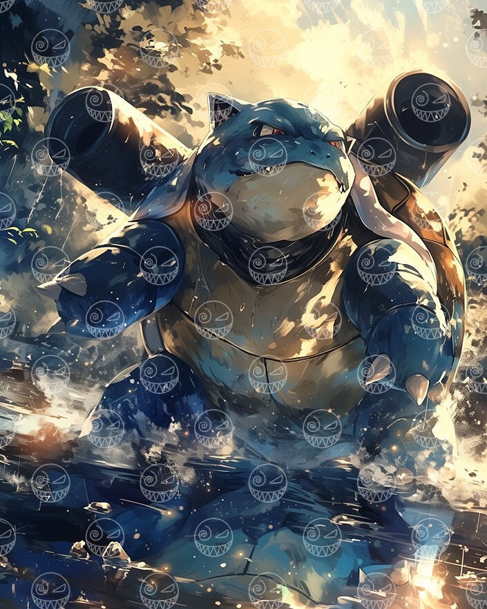 AI - カメックス アニメ アートプリント: ゲーマールーム装飾