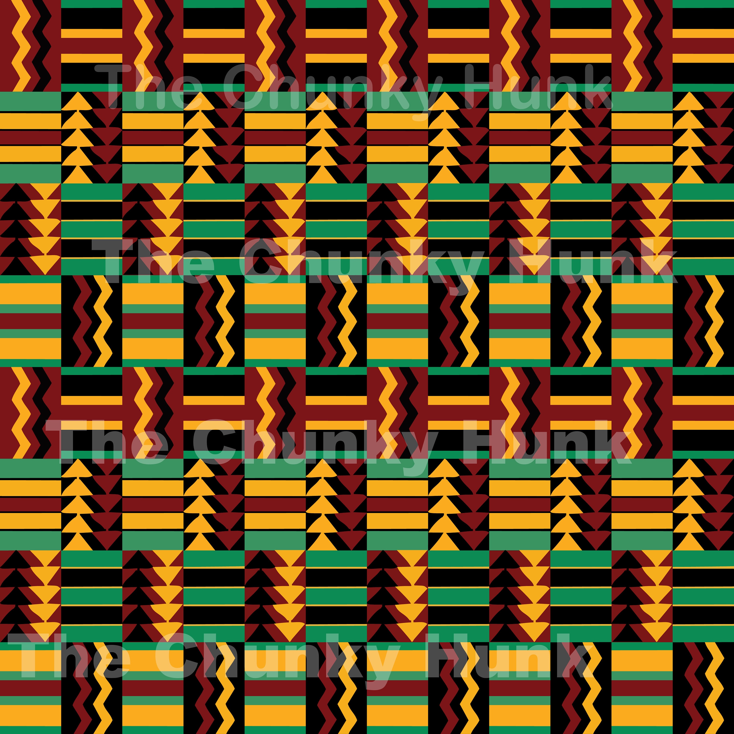 Regal African Kente Cloth- 12 Pattern Heat Transfer Vinyl / Siser Eas