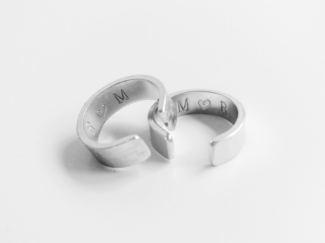 2 Anillos De Flujo Mágicos De Acero Inoxidable – 12 Cm – Con Bolsas De Terciopelo – Juguete Antiestrés Para Adultos – Efecto 3D