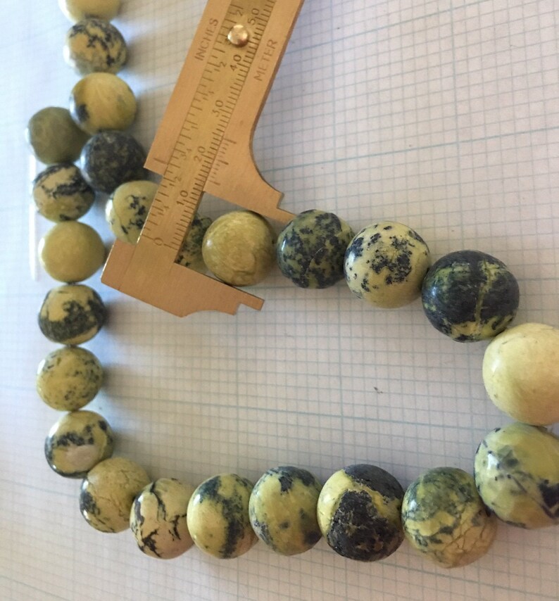 Gemstone Serpentine Beads Unpolished 13mm Round 16 Strand