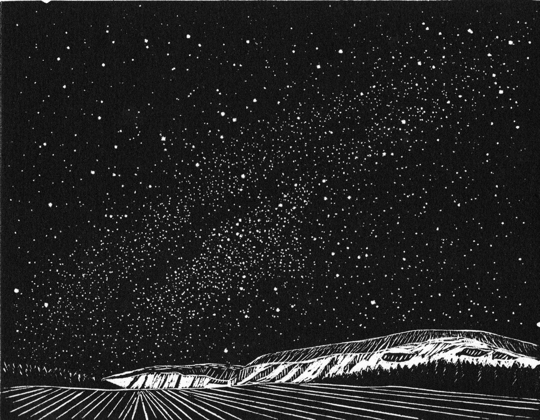 Starry Night Over the Tanana Etsy