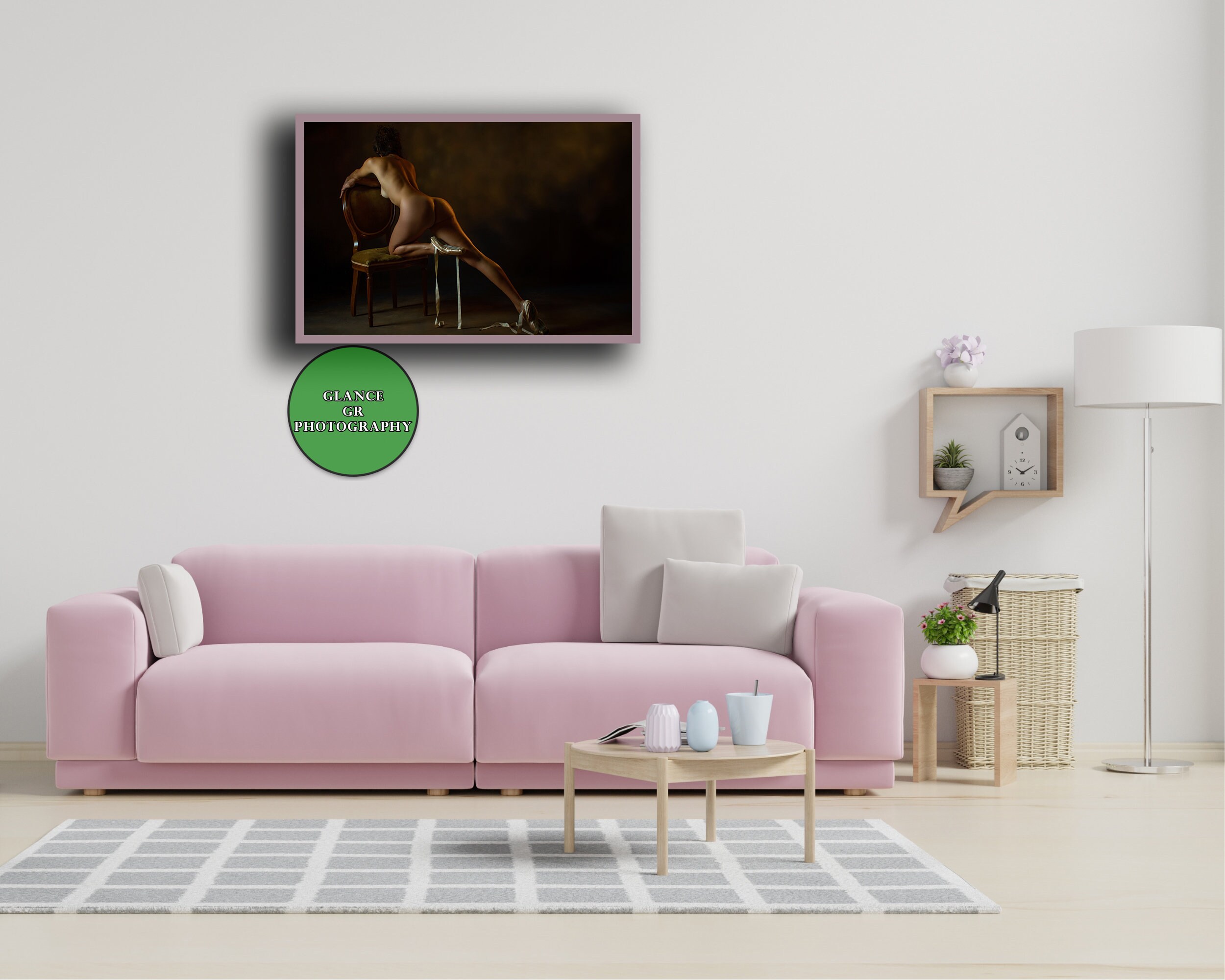Modern Nude Photography Print - vyj0dim