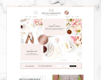 Wordpress Theme for Genesis, Feminine, Responsive