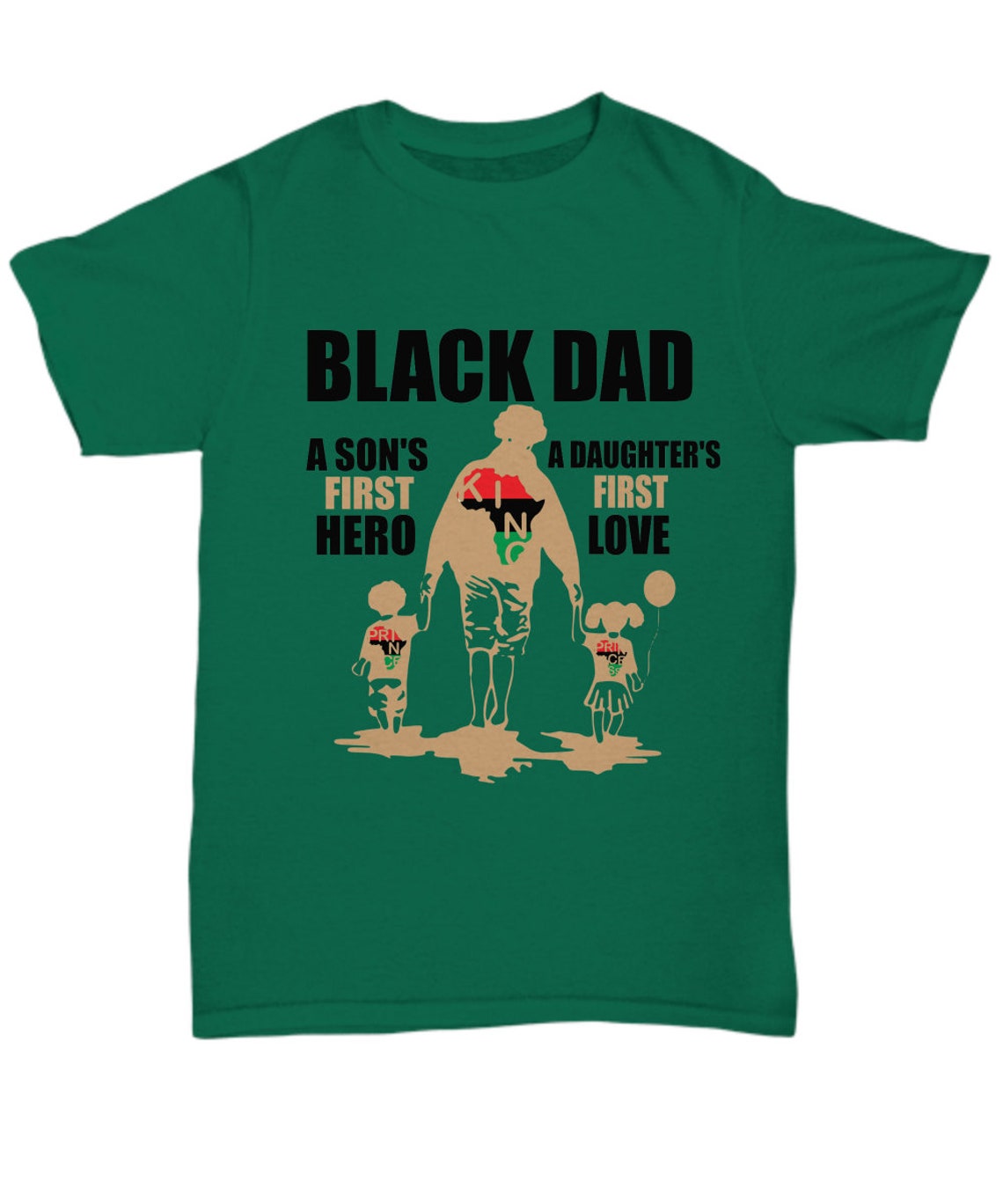 black dad tee shirts