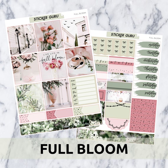 Paper & Party Supplies Picnic B6 Planner Sticker Weekly Kit Rose Gold ...