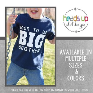 Soon To Be Big Brother Shirt Toddler Boy - Baby Announcement Big Brother tshirt - I'm Going To Be A Big Brother Tee - Brother - Trendy