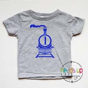Train Birthday Shirt 1 Boy/Girl - First Birthday tshirt Train - One Bday Tee Train - Train Birthday Party - 1st Birthday Train - Trendy Gift
