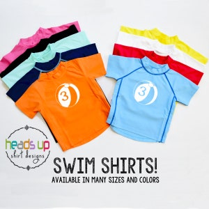 Kids Rashguard 3rd Birthday Beach Ball Toddler Three Bday Swim tshirt Beach Tee Pool Swim Party 3 Rash Guard Popular Third Water Theme Gift