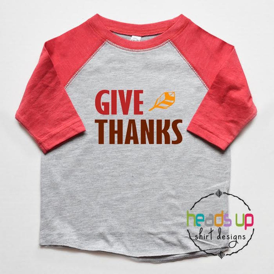 Toddler Boy Thanksgiving Shirt Girl Give Thanks Tshirt Kids Etsy UK