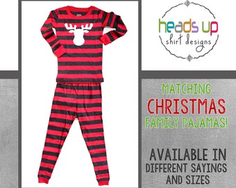 Toddler Christmas Pajamas Moose Baby Boy Pajamas Girl Matching Family Xmas PJs Siblings Holiday Pajamas Trendy Kid Popular Adult Couples Fun